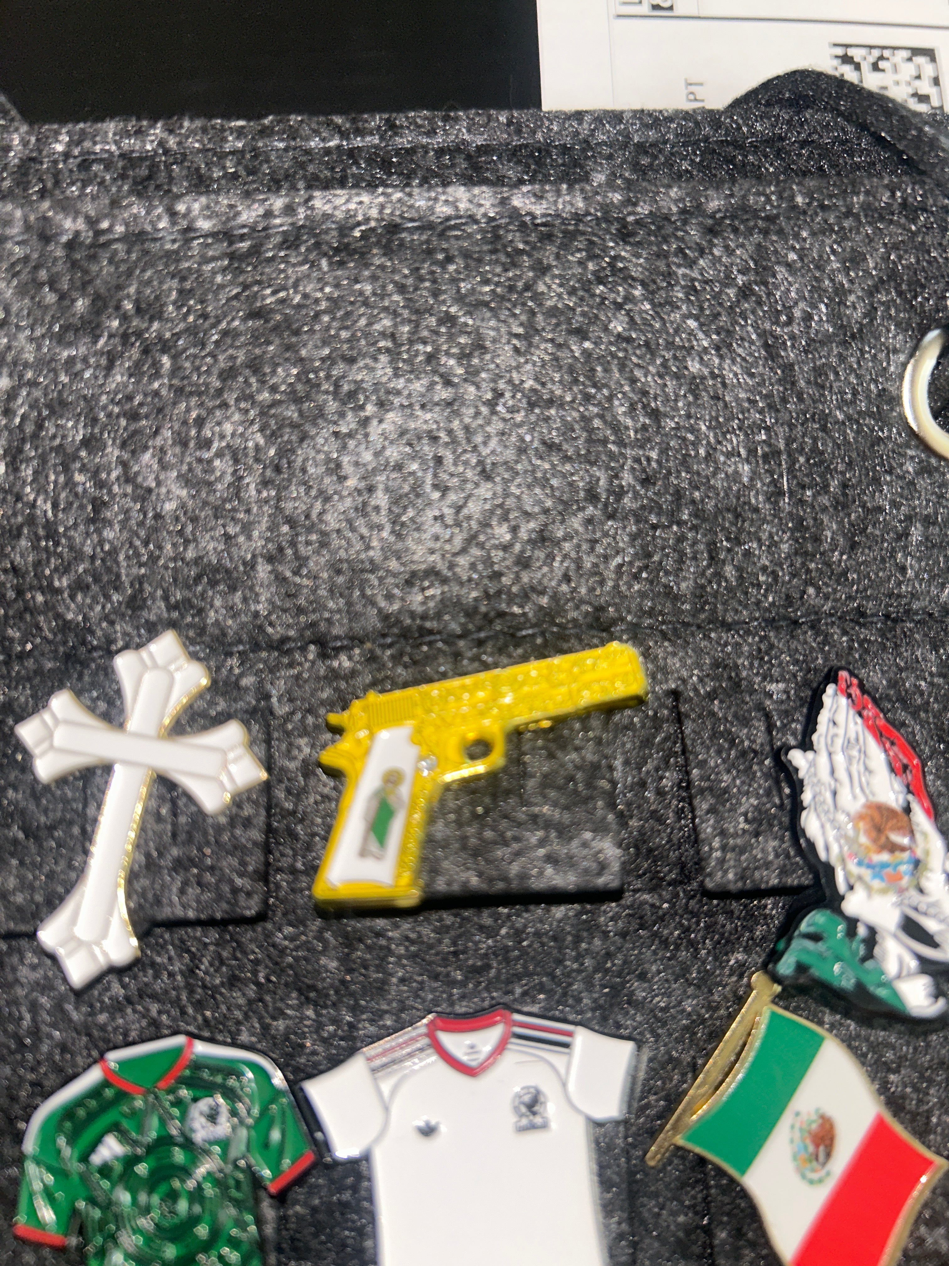Designed pins