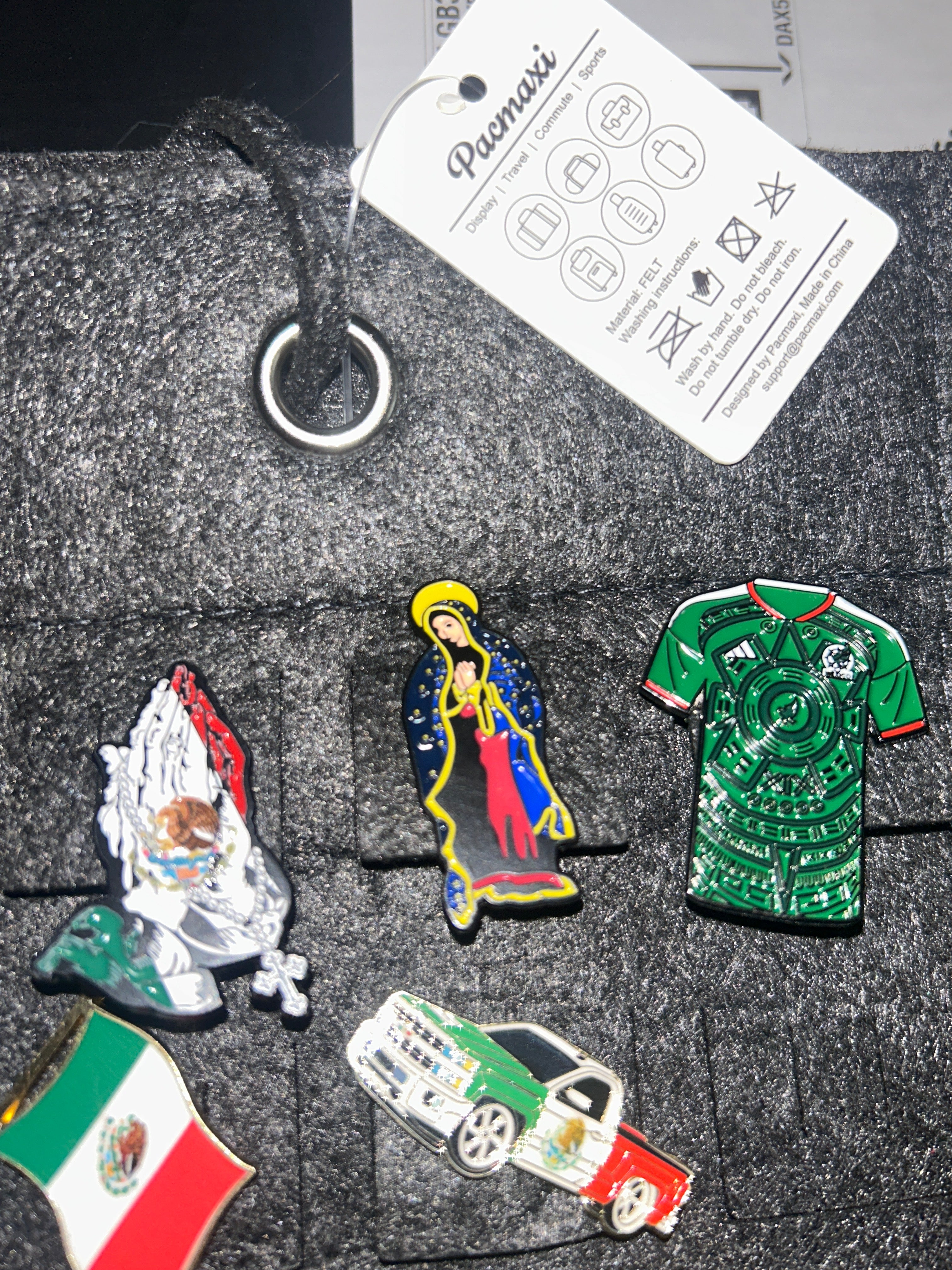 Designed pins