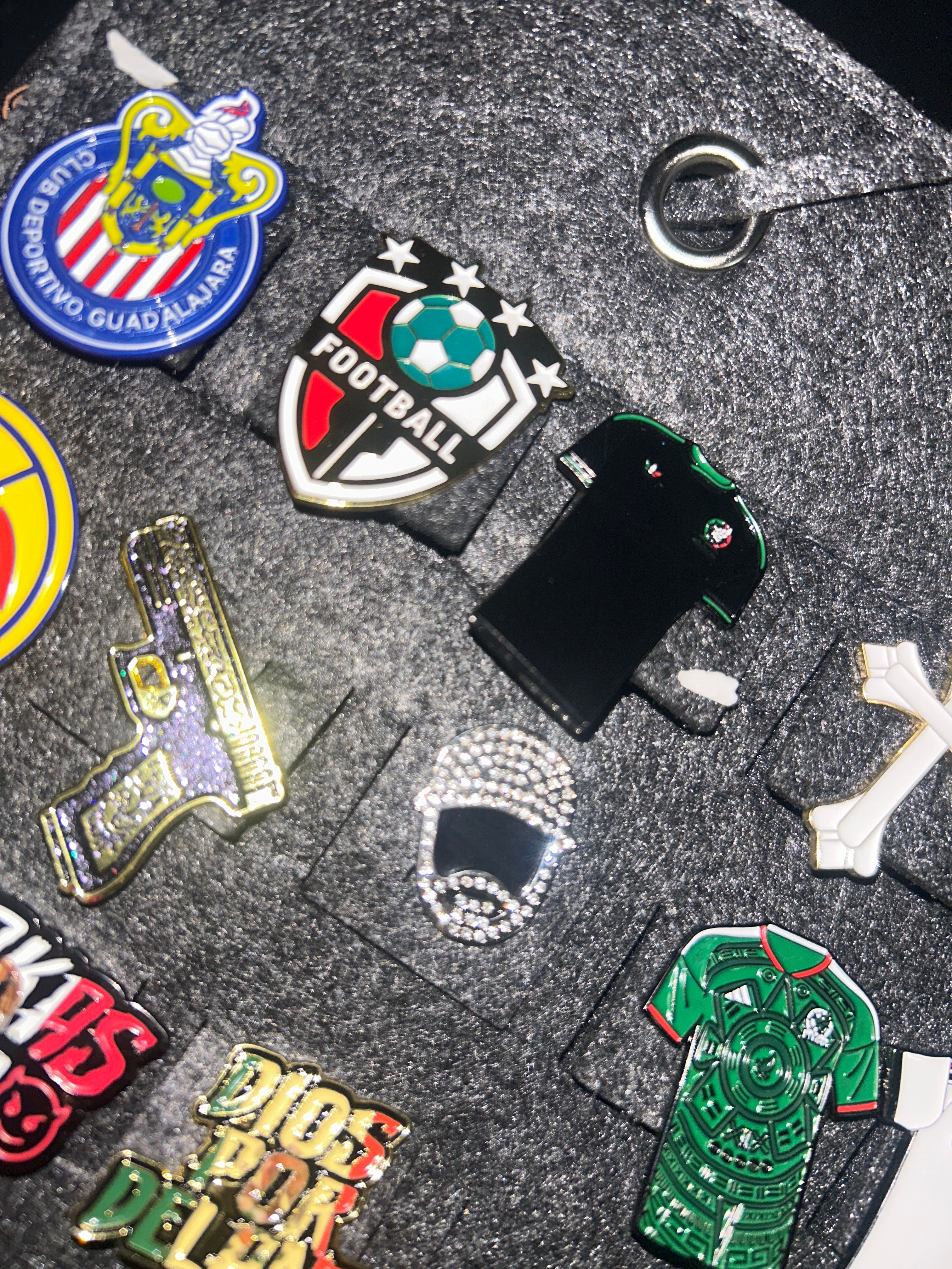 Designed pins
