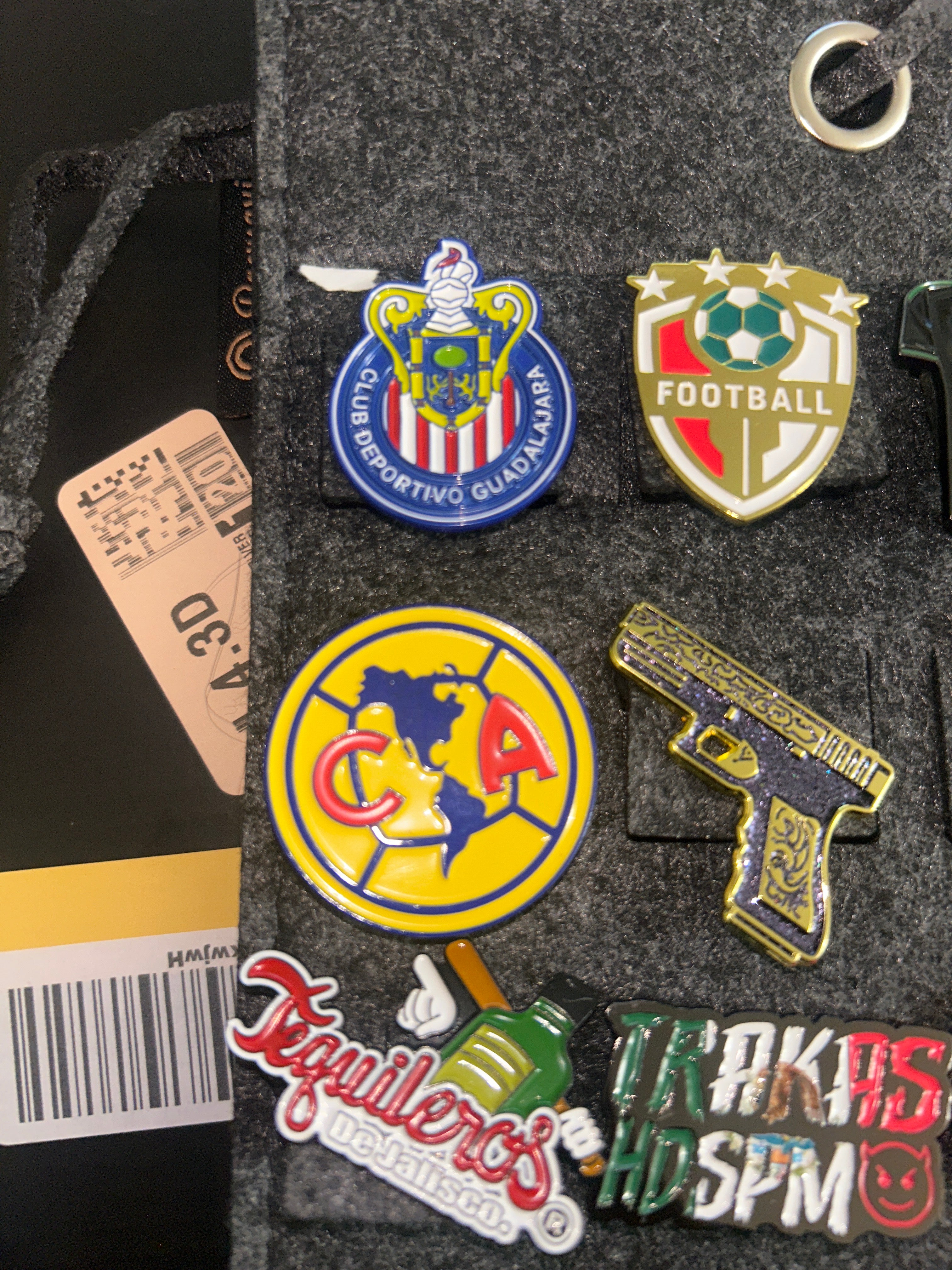 Designed pins