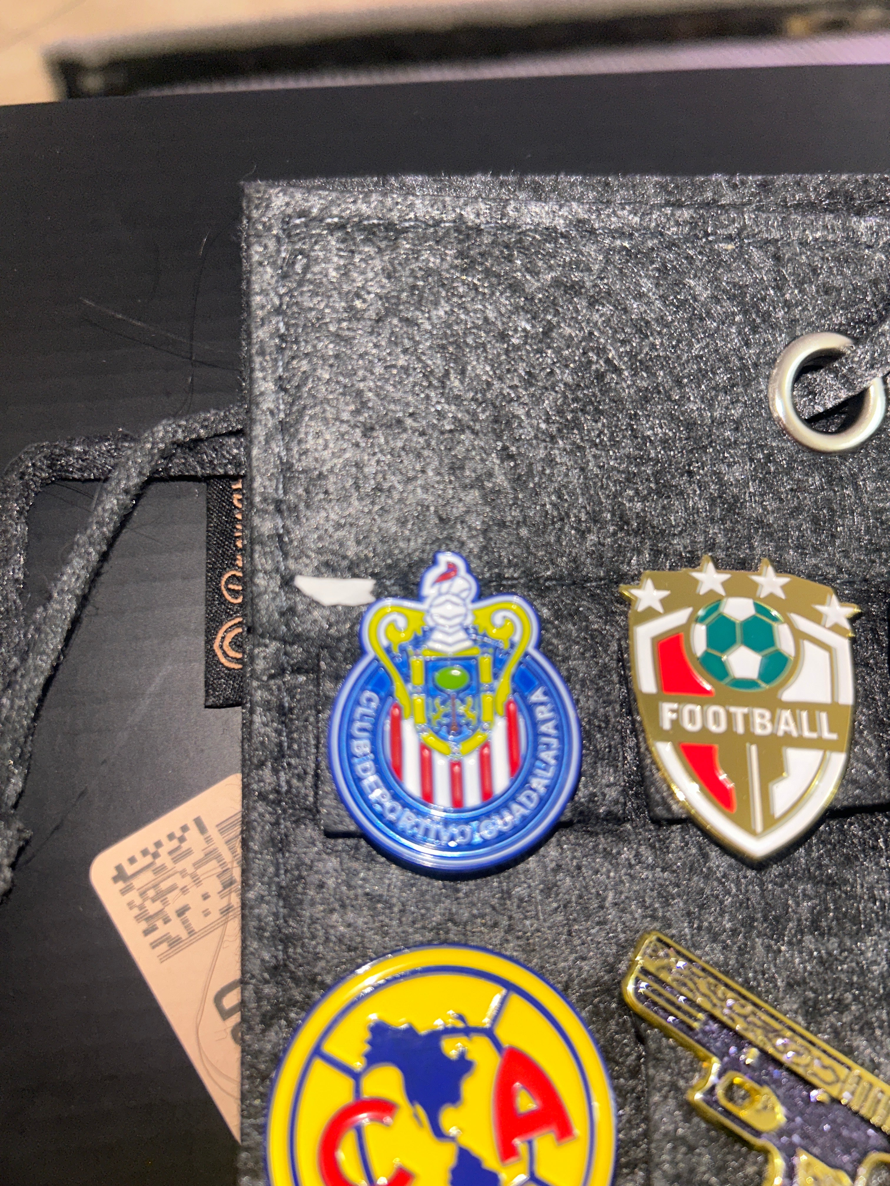 Designed pins