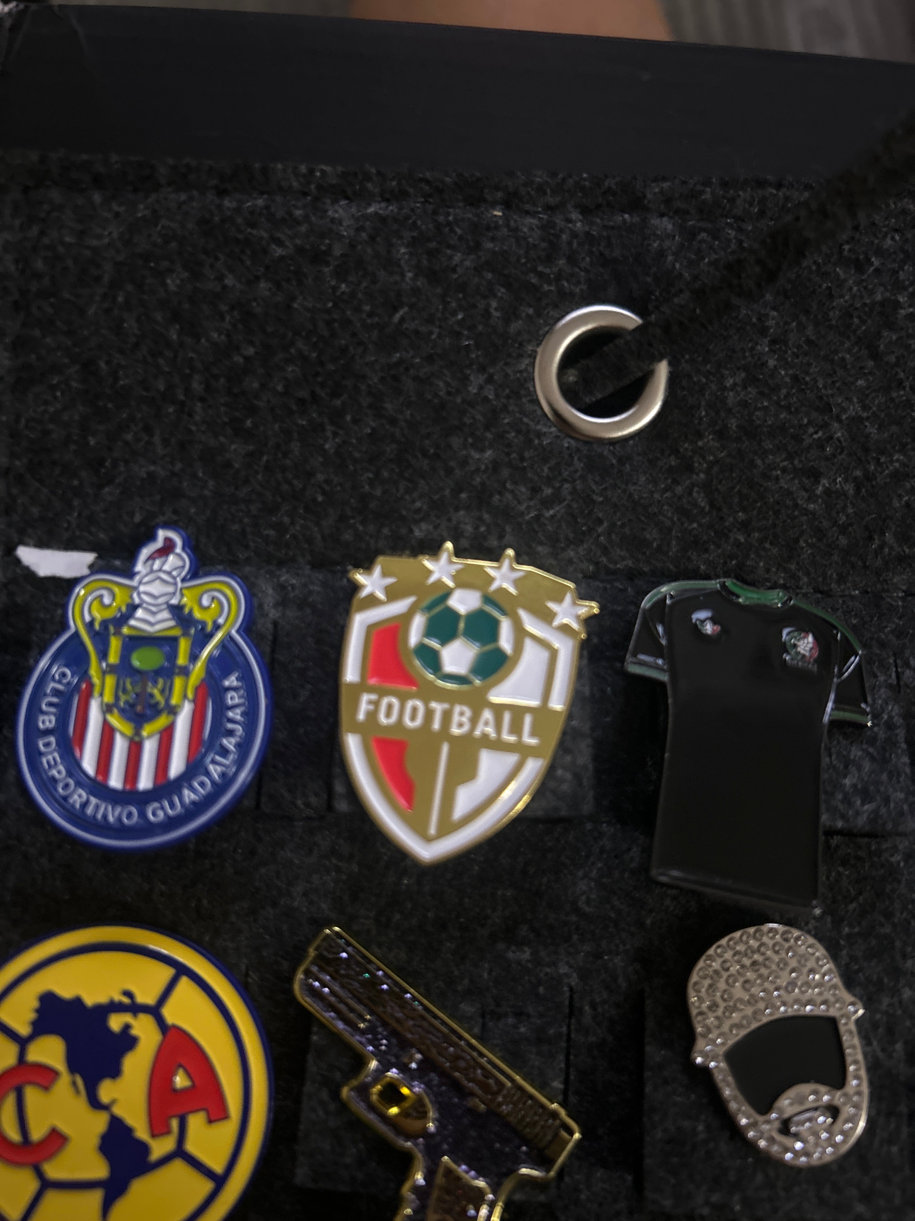 Designed pins