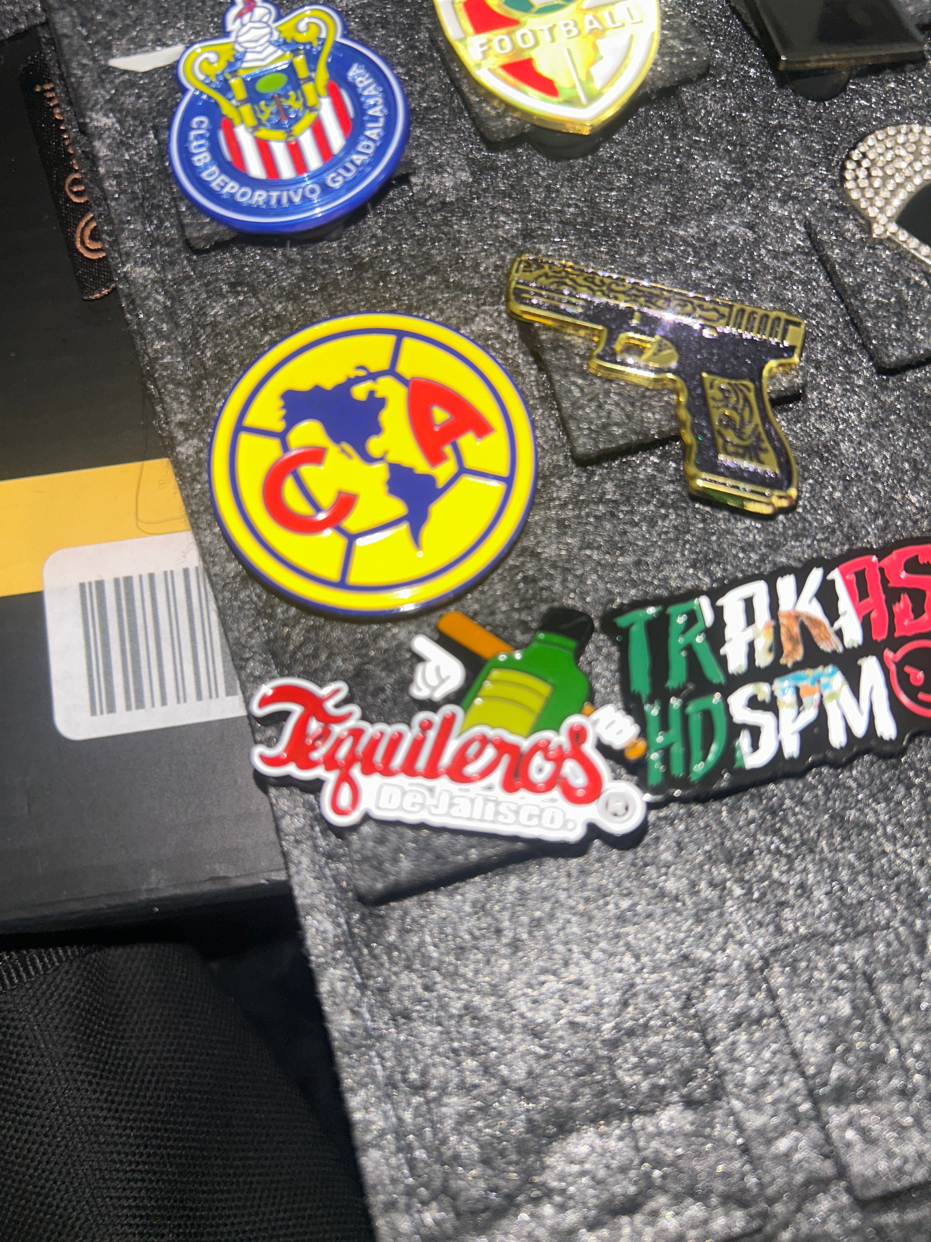 Designed pins