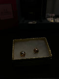 Gold plated and stainless steel Earrings